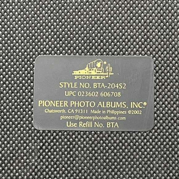 2 Pioneer Leather Photo Albums: 1 is Black, 1 is Blue. Gently used condition. - Picture 9 of 10